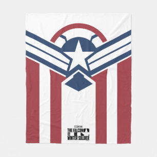 Captain America Stars & Stripes Fleece Blanket