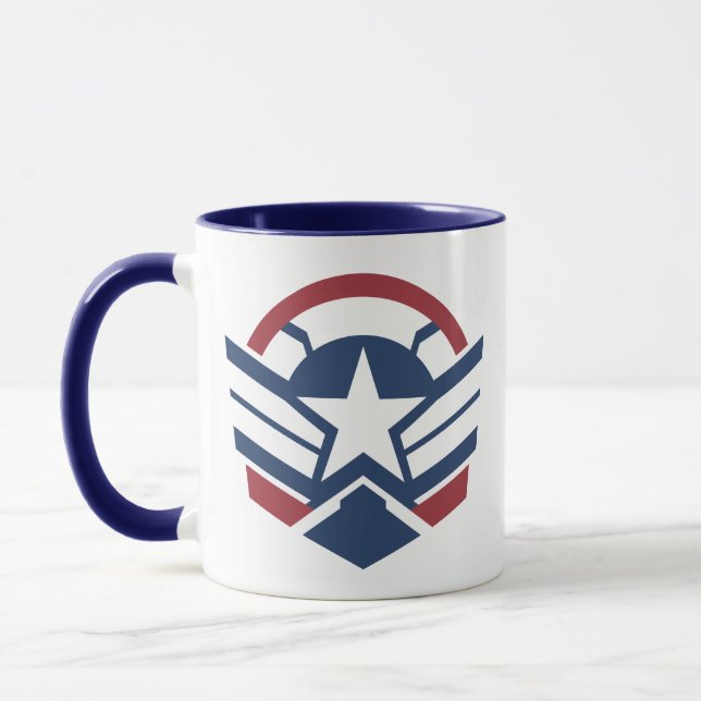 Captain America Stars & Stripes Mug (Left)