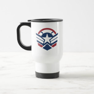 Captain America Stars & Stripes Travel Mug