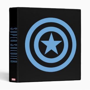 Captain America Super Soldier Logo Binder