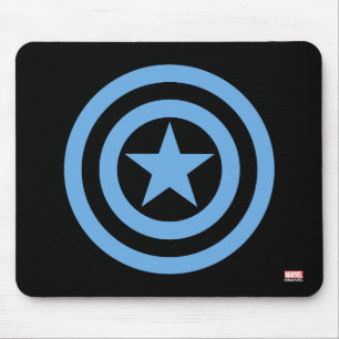 Captain America Super Soldier Logo Mouse Pad