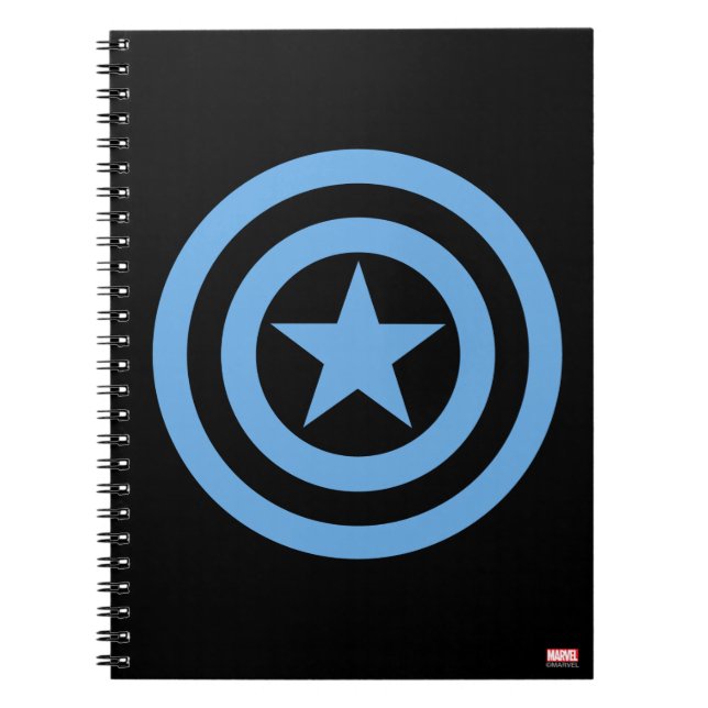 Captain America Super Soldier Logo Notebook (Front)