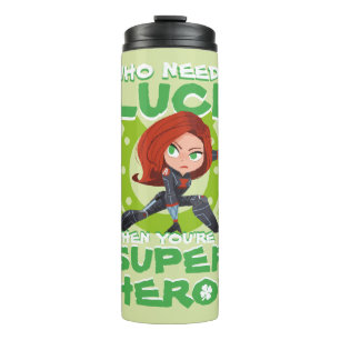 Captain America "Who Needs Luck" Thermal Tumbler