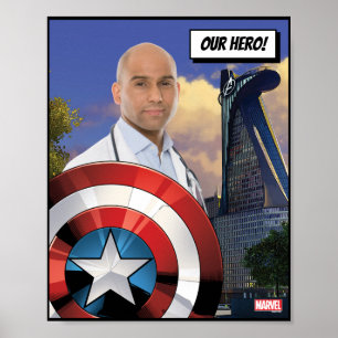 Captain America's Shield Poster