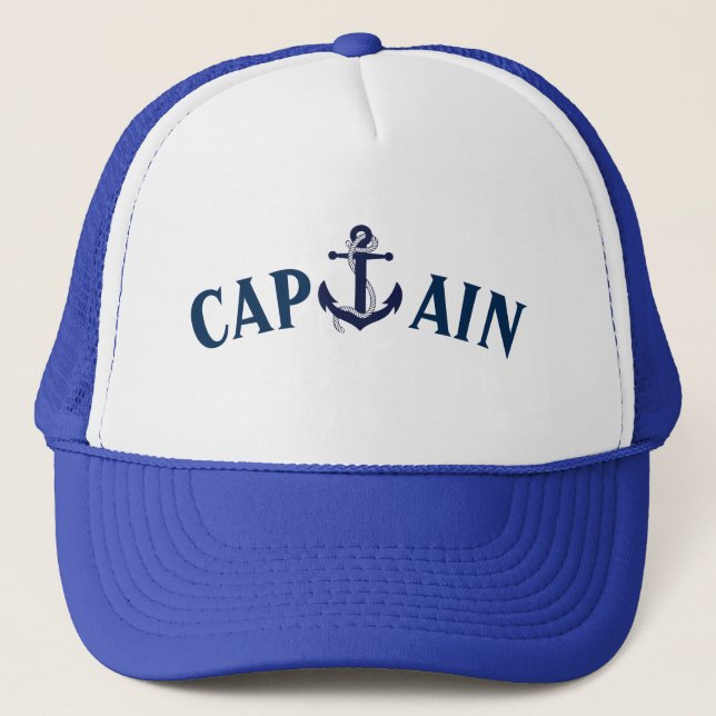 CAPTAIN ANCHOR SAILING HAT (Front)