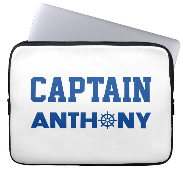 Captain Anthony Laptop Sleeve (Front)