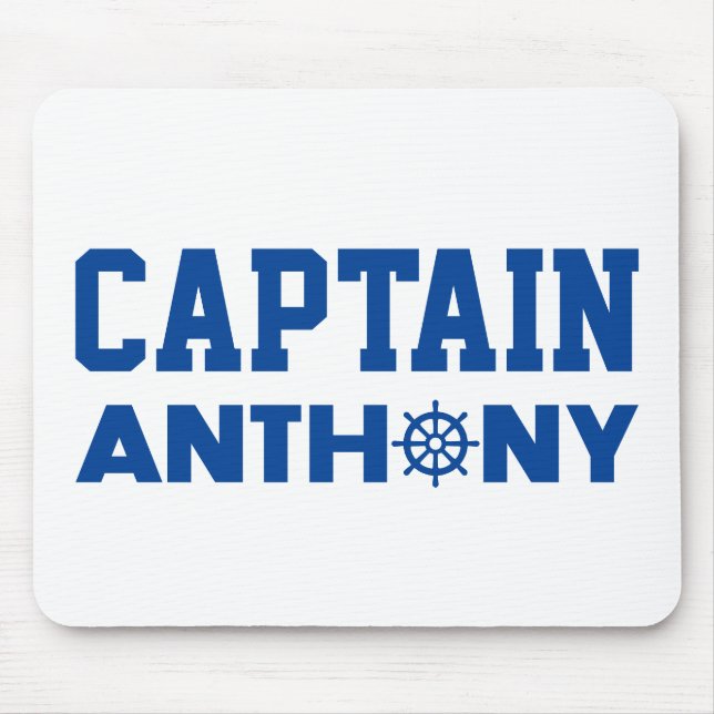 Captain Anthony Mouse Pad (Front)