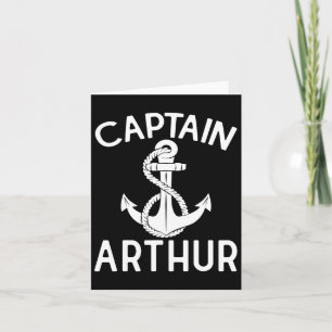 Captain Arthur Boating Anchor Boat Ship Yacht Card