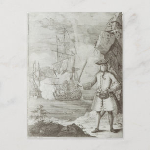 Captain Avery capturing Postcard