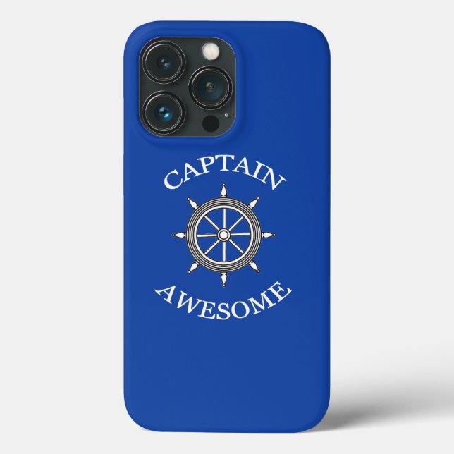 "Captain Awesome"  Case-Mate iPhone Case (Back)