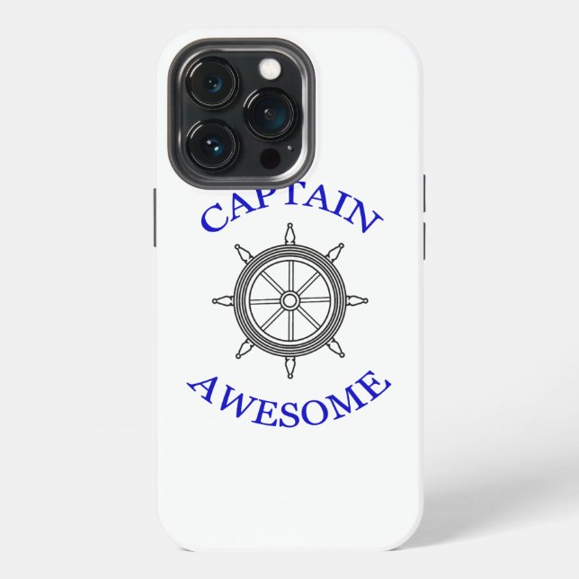 "Captain Awesome" iPhone Case (Back)