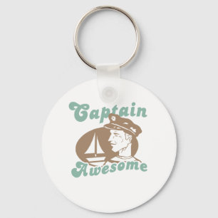 Captain Awesome Keychain