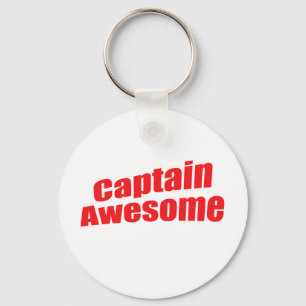 Captain Awesome Keychain