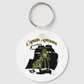 Captain Awesome Keychain