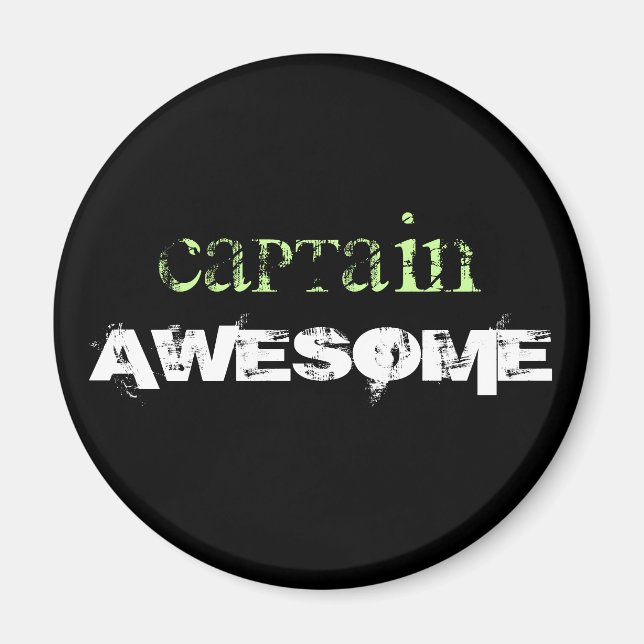 Captain AWESOME Magnet (Front)