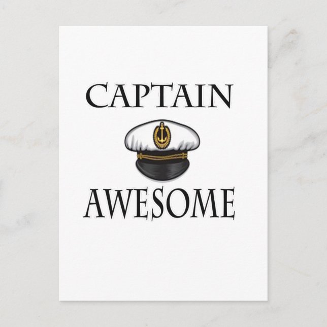 Captain Awesome Postcard (Front)