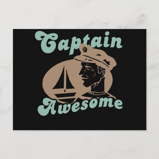 Captain Awesome Postcard (Front)