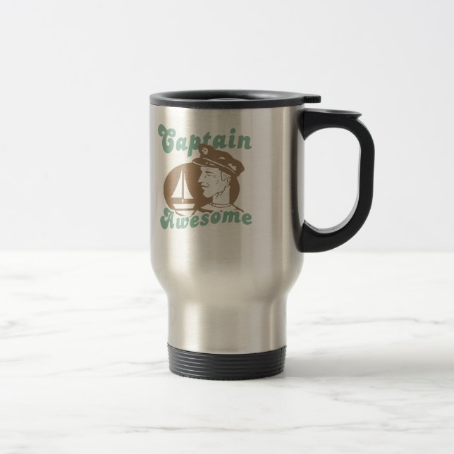 Captain Awesome Travel Mug (Right)