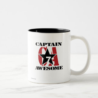 Captain Awesome Two-Tone Coffee Mug