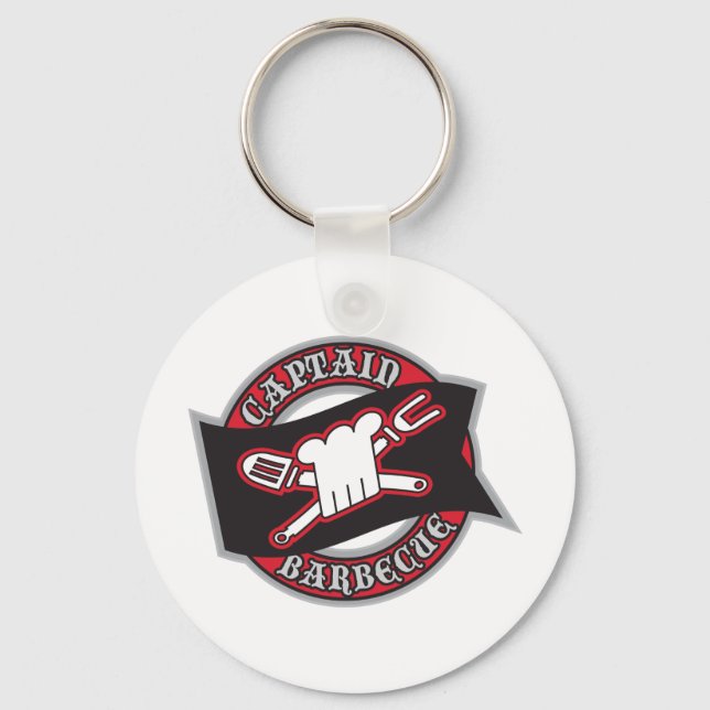 Captain Barbecue Keychain (Front)