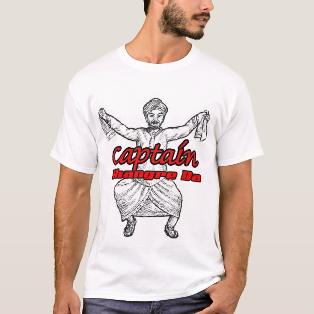 Captain Bhangre Da T-Shirt (Front)