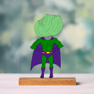 Captain Cabbage  Acrylic Sign