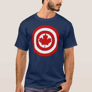Captain Canada Shield Symbol T-Shirt