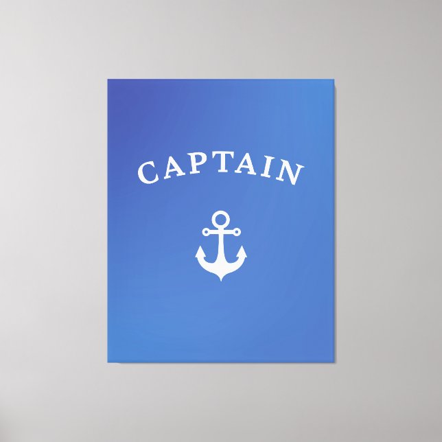 Captain Canvas Print (Front)