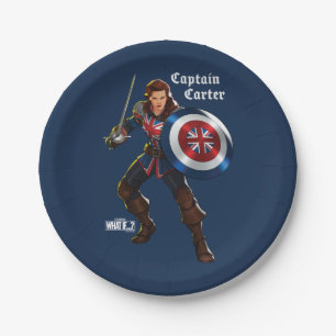 Captain Carter Paper Plate
