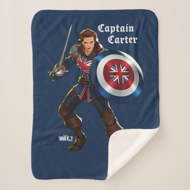 Captain Carter Sherpa Blanket (Front)