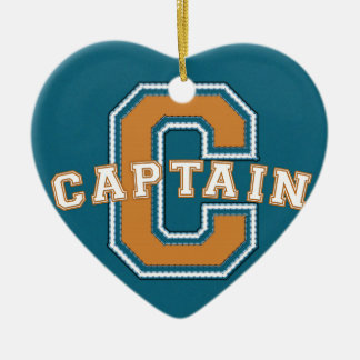 Captain Ceramic Ornament