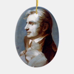 Captain Charles Stewart Ceramic Ornament