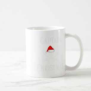 Captain Christmas Holiday Pirate Skull Santa Hat B Coffee Mug