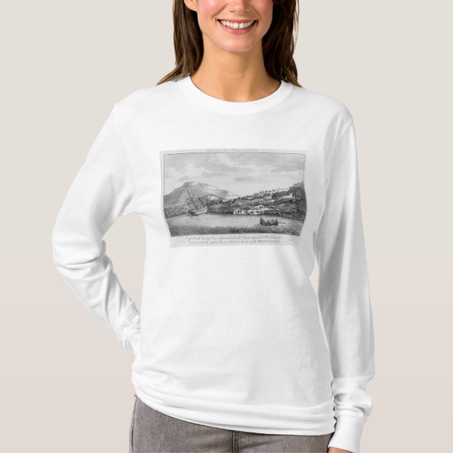 Captain Cook having been shipwrecked T-Shirt (Front)