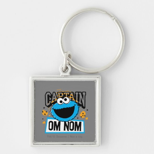 Captain Cookie Monster Keychain (Front)