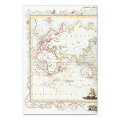 CAPTAIN COOK'S ANTIQUE TRAVEL MAP TISSUE PAPER (Folded)