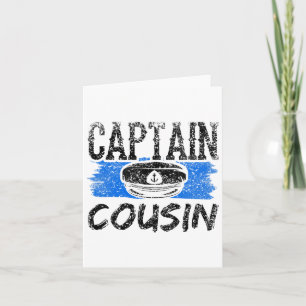 Captain Cousin Yacht Crew Boat Ship  Card
