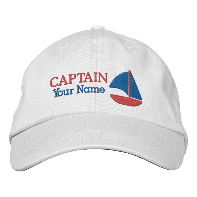 Captain - customizable embroidered hat (Front)