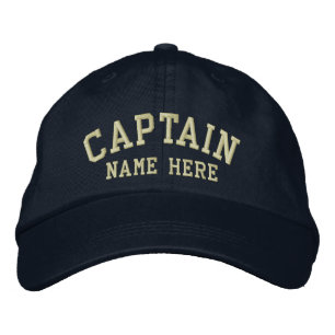 Captain - customizable embroidered hat