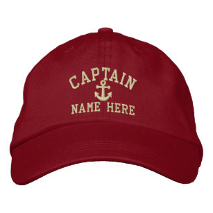 Captain - customizable embroidered hat