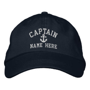 Captain - customizable embroidered hat