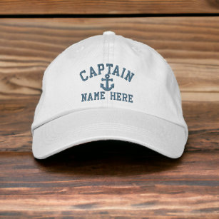 Captain - customizable embroidered hat