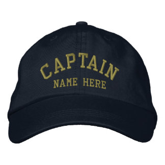 Captain - customizable embroidered hat