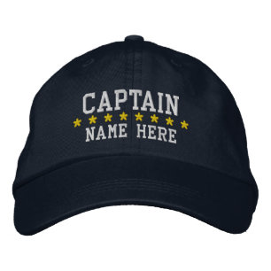 Captain - customizable embroidered hat