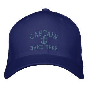 Captain - customizable (side text) embroidered hat
