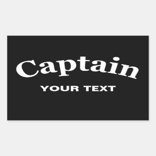 CAPTAIN - CUSTOMIZABLE STICKER