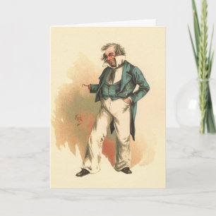 Captain Cuttle from Dombey and Son Card