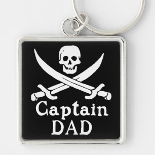 Captain Dad - Classic Keychain