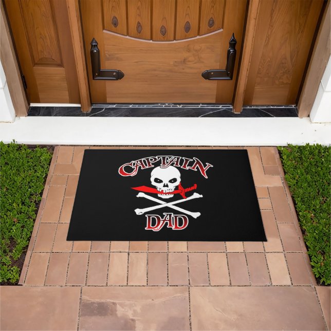 Captain Dad Doormat (Outdoor)
