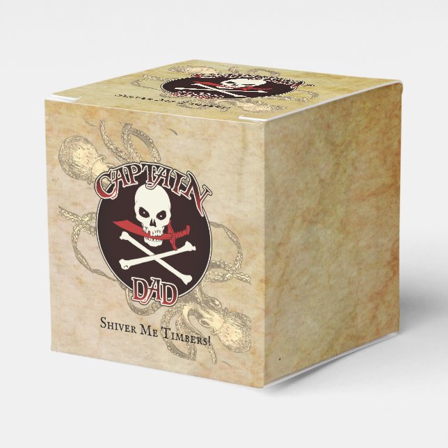 Captain Dad - Embraced by the Deep Favor Box (Front Side)